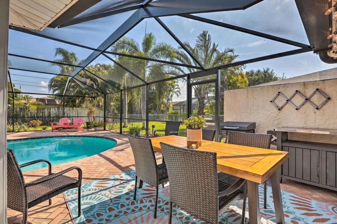 Private Pool And Covered Patio Cape Coral Haven!ヴィラ エクステリア 写真