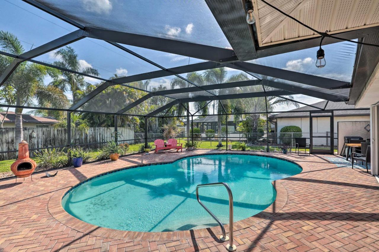 Private Pool And Covered Patio Cape Coral Haven!ヴィラ エクステリア 写真